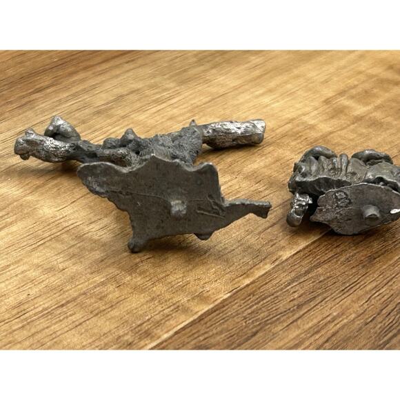 Vintage 1982 Wizards & Lizards Fantascene Knight Slaying Dragon Lead Figures Set - Picture 13 of 16